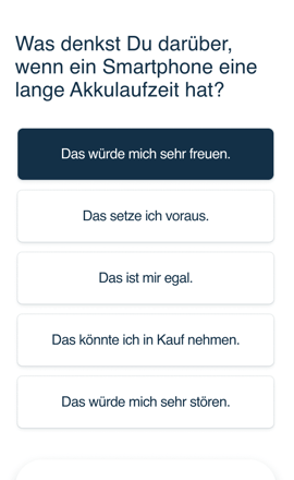 Kano Methode funktionale Beispielfrage