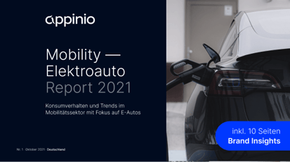 Appinio Mobility Report — Elektroautos
