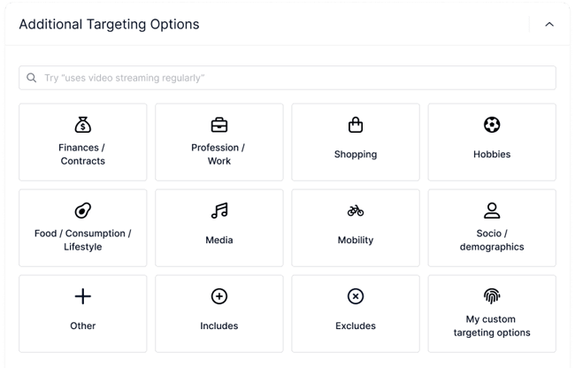 Target Group Builder
