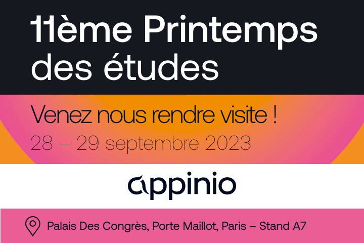 Appinio au Printemps des Études 2023 | Blog Appinio