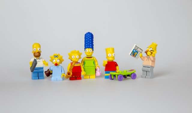 Simpsons als Lego Charakter